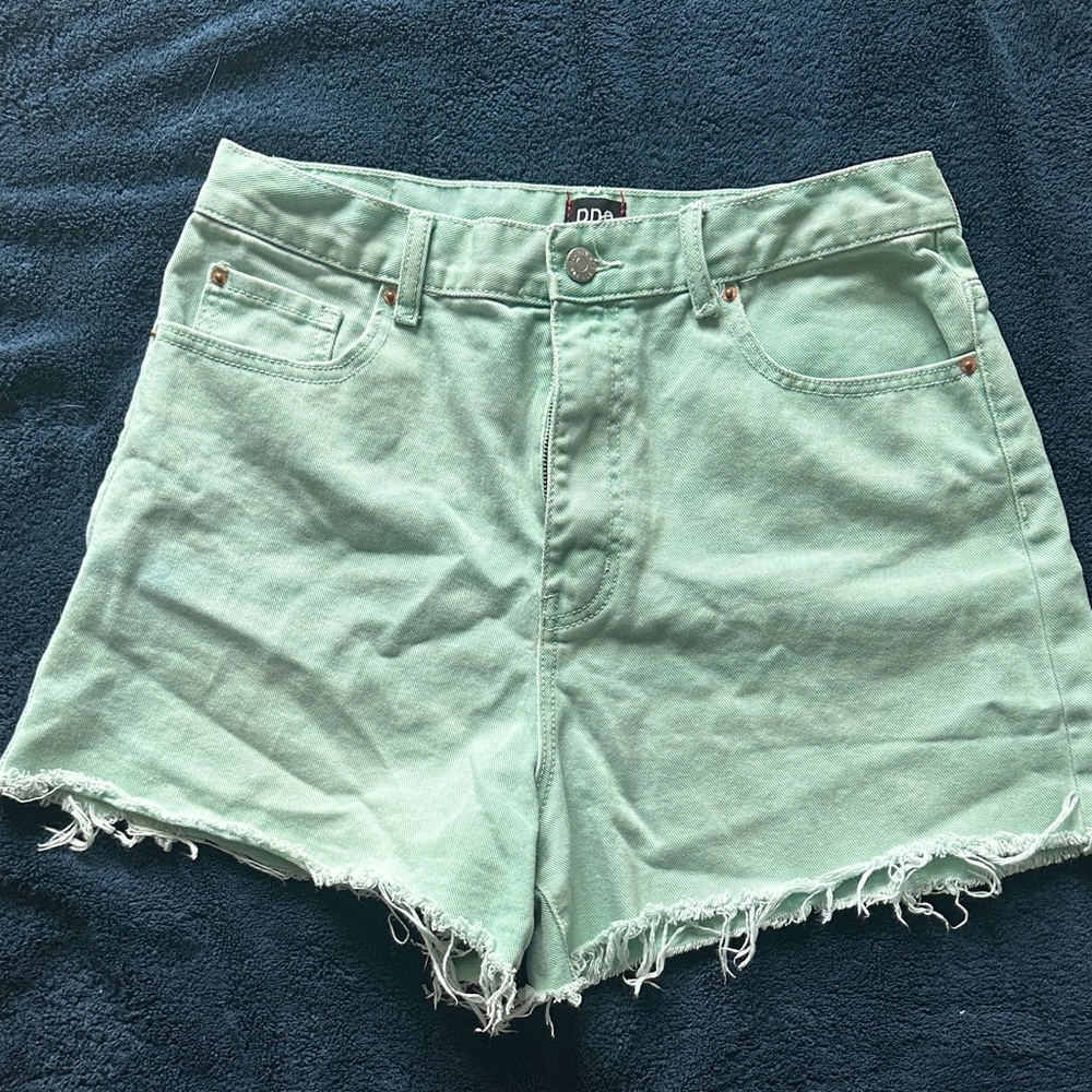 BDG Light Green Jean Shorts